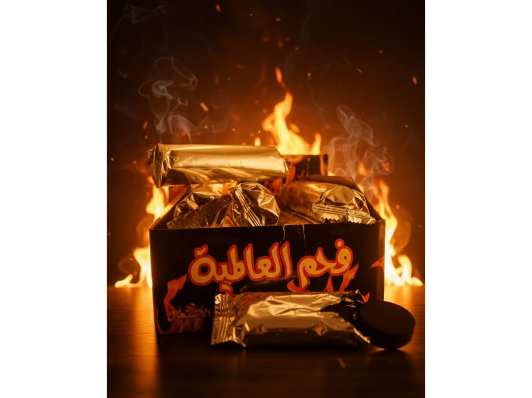 فحم سريع الاشتعال 10 قرص - حمزة العطار