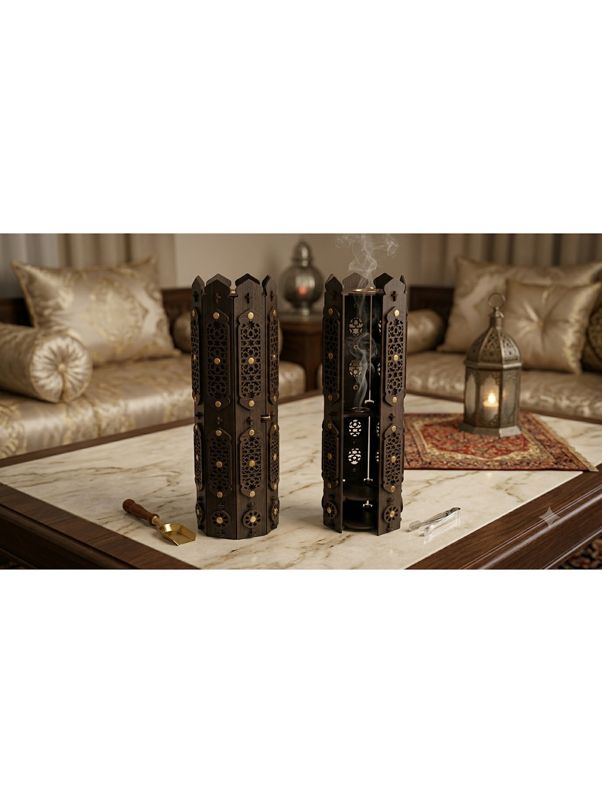 مبخرة خشبية كبيرة - حمزة العطار